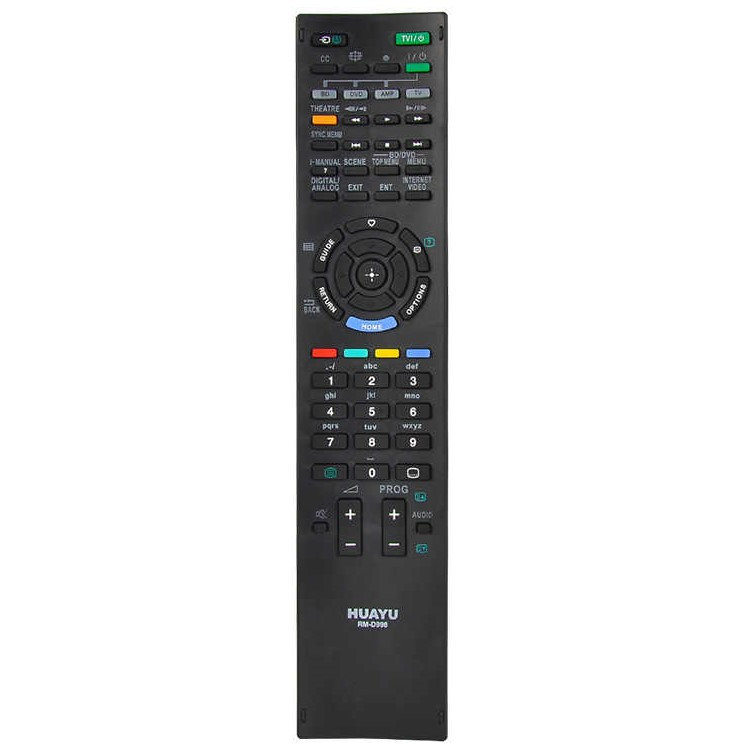 Универсальный пульт ДУ для телевизоров Sony HUAYU RM-D998 (черный) - фото 1 - id-p77122273
