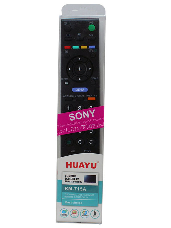 Универсальный пульт ДУ для телевизоров Sony HUAYU RM-715A (черный) - фото 2 - id-p77122294