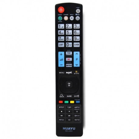 Универсальный пульт ДУ для телевизоров LG HUAYU RM-L999+1 (черный)