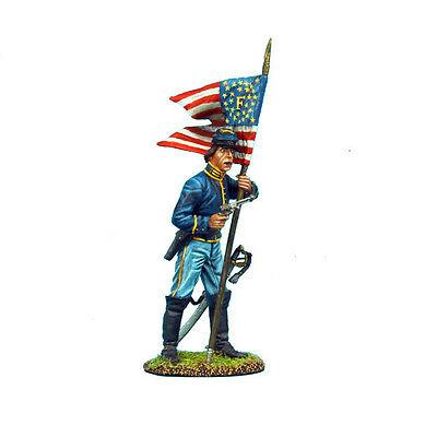 Коллекционный солдатик, Гражданская война США, Спешившийся Знаменосец кавалерийского корпуса