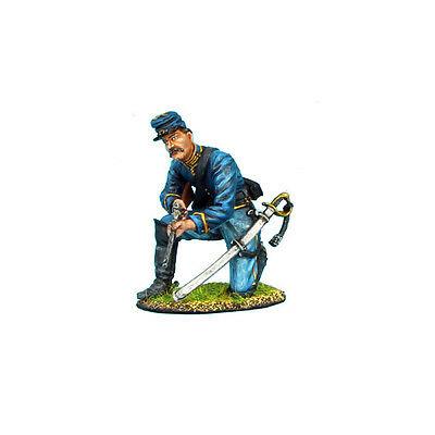 Коллекционный солдатик, Гражданская война США, Спешившийся Кавалерист на колене - фото 1 - id-p77086841