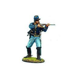 Коллекционный солдатик, Гражданская война США, Спешившийся Кавалерист стреляющий стоя
