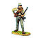 Коллекционный солдатик, Гражданская война США, Пехотинец 13-го Алабамского полка, готовит порох, фото 2