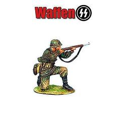 Коллекционный солдатик, Нормандия Немецкий Панцергренадер Waffen-SS, на изготовке с колена