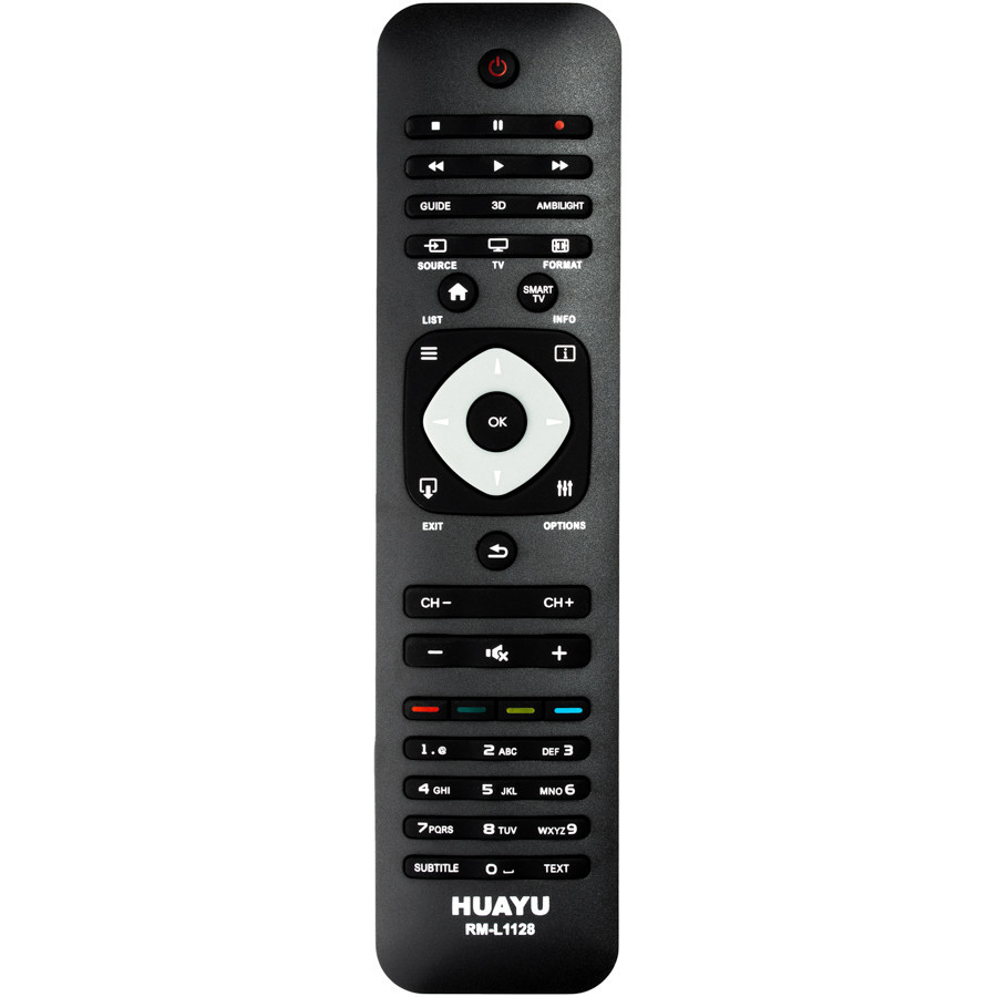 Универсальный пульт ДУ телевизоров Philips HUAYU RM-L1128 (черный)