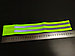 Светоотражающий эластичный браслет салатовый с двумя полосками, фото 5