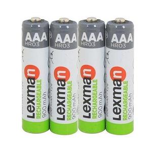 Аккумуляторы [перезаряжаемые батарейки] NiMH LEXMAN GREEN {4 шт., pre-charged} (ААА / 900 mAh)