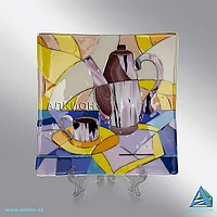 Стеклянная тарелка «Натюрморт» (Сувенир)