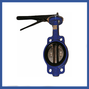 Затвор чугунный межфланцевый с ручным приводом D71X-16 (Ру16)