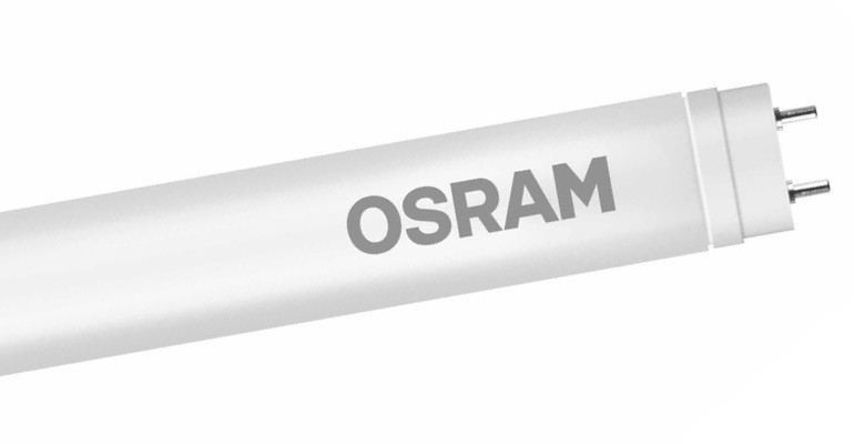 Светодиодные трубки OSRAM ST8E-1.2M 18W/865 6500К 230V AC  (прямое включение с одной стороны)