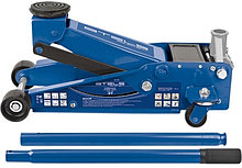 Домкрат гидравлический подкатной STELS 51133 (3 т, 130–465 мм, QUICK LIFT, быстрый подъем)