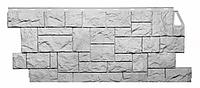 Фасадные панели Мелованный белый 1123x465 мм ( 0,44 м2)  Дикий Камень FINEBER, фото 1