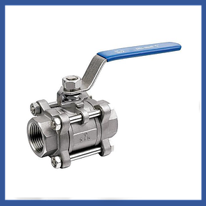 Кран шаровой муфтовые (2РС) Ру16 из НЕРЖАВЕЮЩЕЙ СТАЛИ