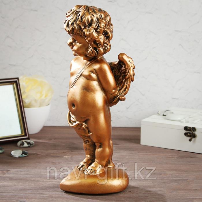 Статуэтка "Ангел Амур" цвет бронзовый, 26,5 см - фото 2 - id-p77436969