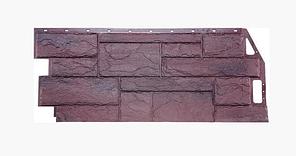 Фасадные панели Серо-коричневый 1087x446 мм (0,41 м2) Камень природный FINEBER