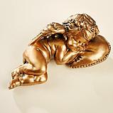 Статуэтка "Ангел на подушке", бронзовая, 20 см, фото 3