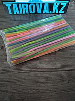 Трубочки цветные с гофрой d0,6x24,5 см 100шт./уп Ps