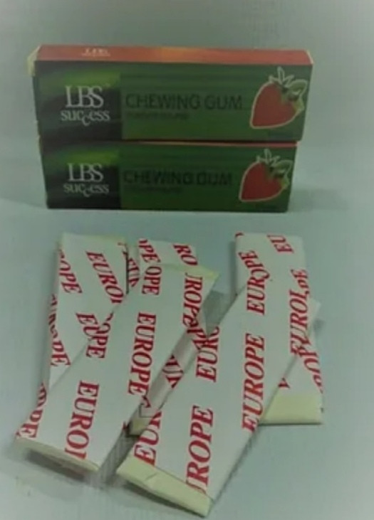Возбуждающая жвачка LBS success ( 1 коробочка 5 пластинок )