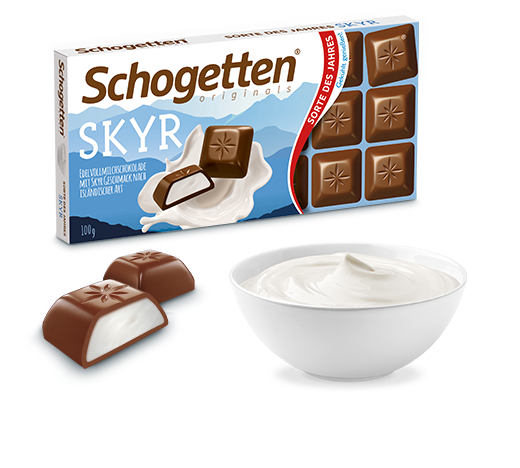 Молочный шоколад Schogetten Skyr Скандинавский Йогурт 100гр (15 шт. в упаковке)