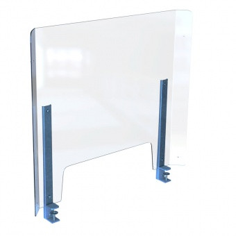 Защитная перегородка (экран) для стола 800х600мм