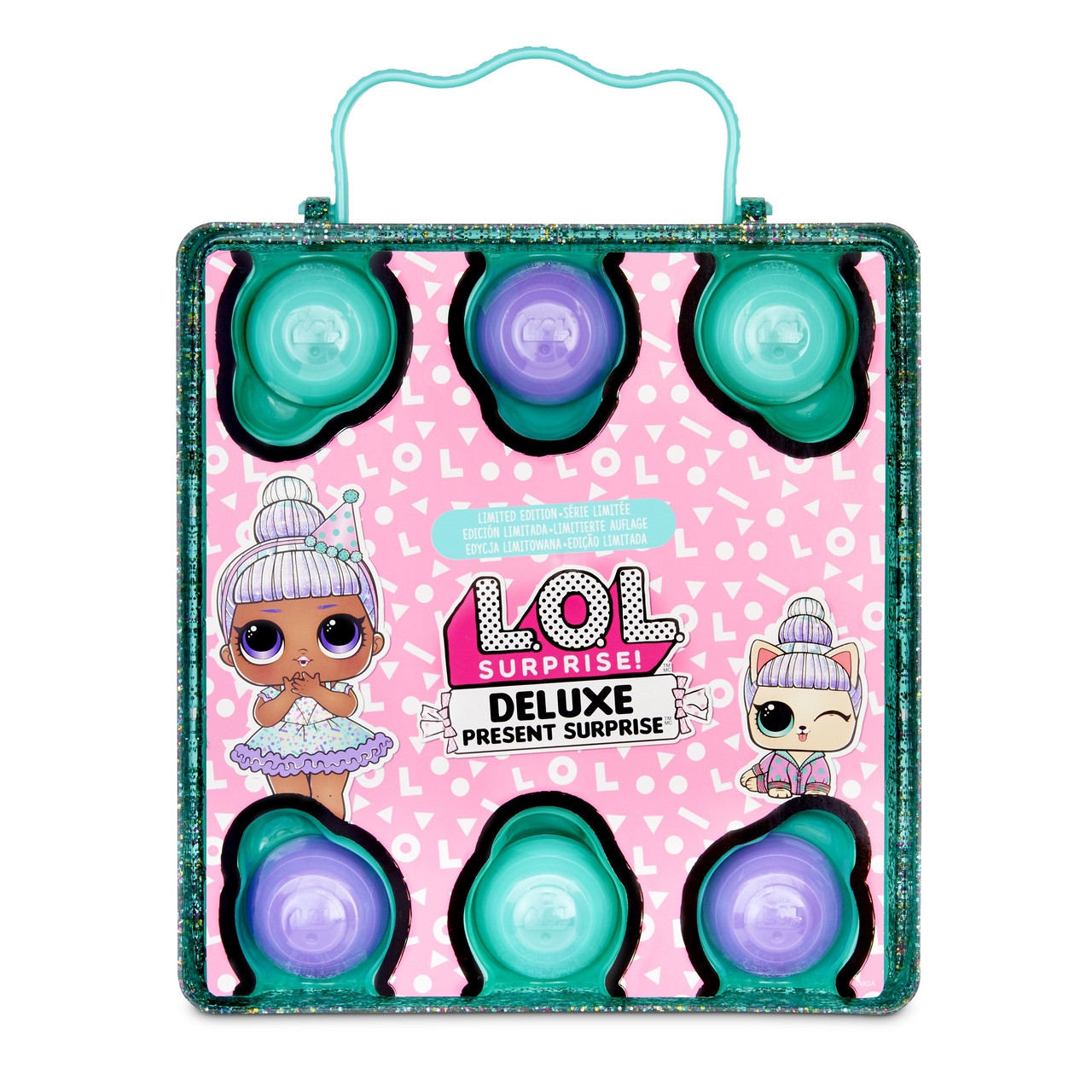 Лол сюрприз коробка с Бантом бирюзовый LOL Surprise Deluxe Present Surprise