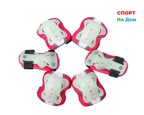 Детская защита для рук и ног (цвет розовый, размер М)