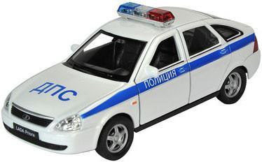 Машинка LADA PRIORA Полиция М 1:34-39, Welly - фото 1 - id-p77439000