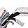 Санки коляска «Ника Детям НД 7-7», принт скандинавский, цвет бирюзовый, механизм качания, фото 6