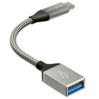 Кабель переходник USB 3.0мама - Type C(3,1) папа OTG 15 см