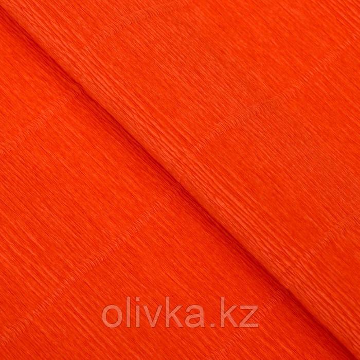 Бумага гофрированная, 17E/6 "Ярко-оранжевая" , 0,5 х 2,5 м