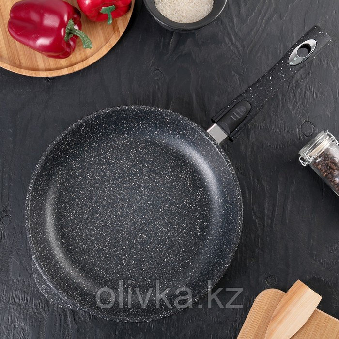 Сковорода «Гранит», d=26 см, съёмная ручка