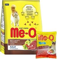 Me-O для котят говядина и овощи cухой корм - 400 г