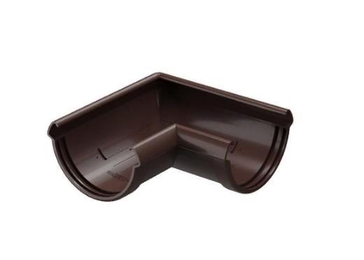 Угол желоба 90° Ø141 мм DOCKE LUX Шоколад