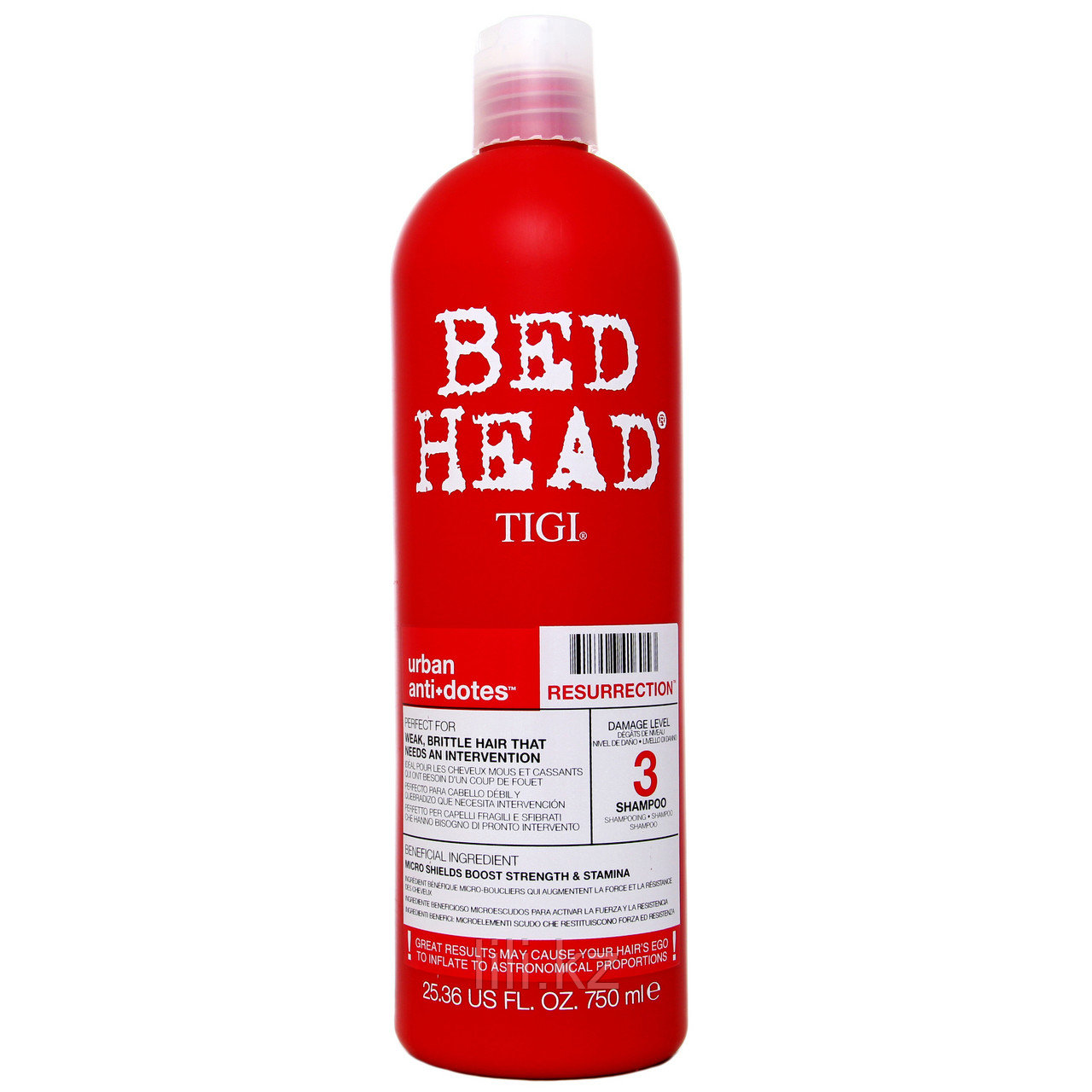Шампунь для сильно поврежденных волос, уровень 3 - TIGI Bed Head Urban Anti+dotes Resurrection 750 мл.