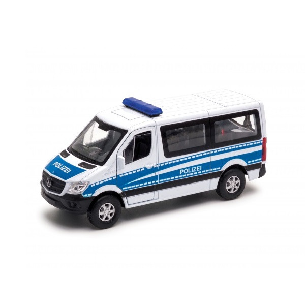 Машинка Mercedes-Benz Sprinter Полиция М 1:34-39, Welly - фото 1 - id-p77473001