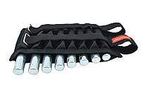Утяжелители для ног и рук 2x4 кг, черный (металл, 16x500 г) UT-1204 Утяжелители для ног и рук 2x4 кг, черный (металл, 16x500 г)