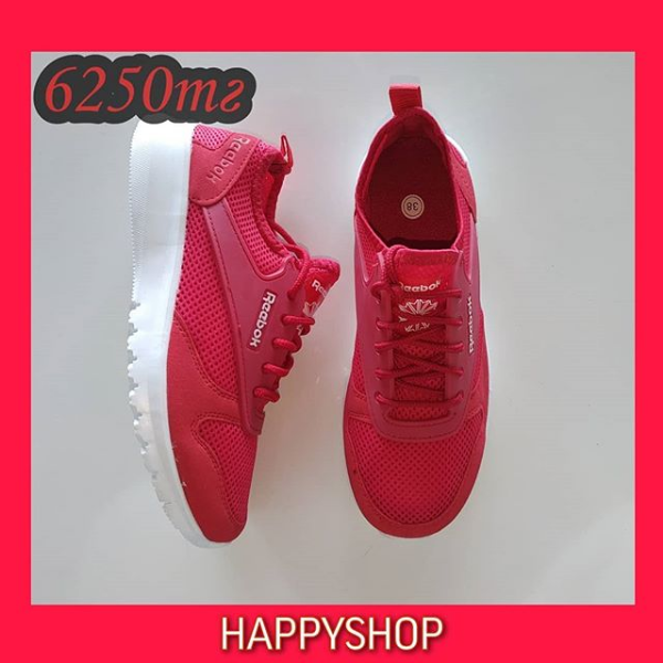 Кроссовки женские Reebok красные 36-41 размер