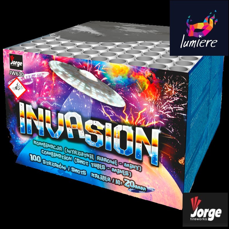 Батарея салютов Jorge JW630 Invasion