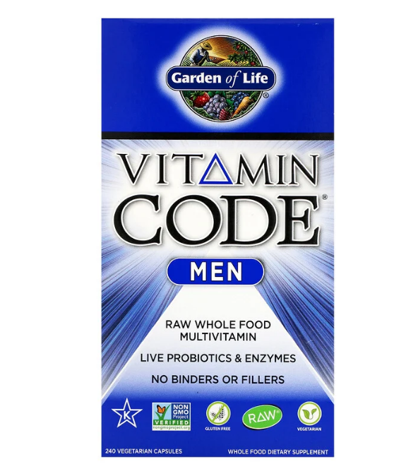 Garden of Life, Vitamin Code, для мужчин, 240 вегетарианских капсул