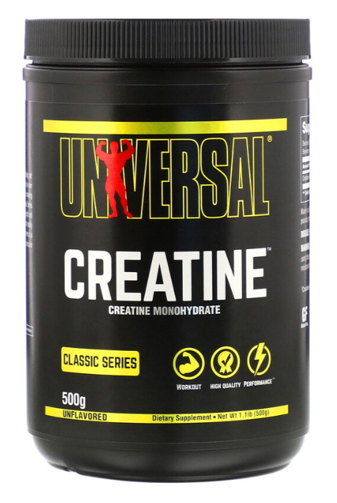 Universal Nutrition, Creatine, Unflavored, 500 g, 1.1 lb (500 g)