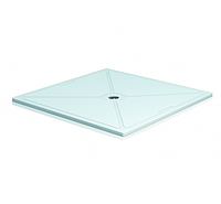 Душевой поддон из стекловолокна, 900х900 мм