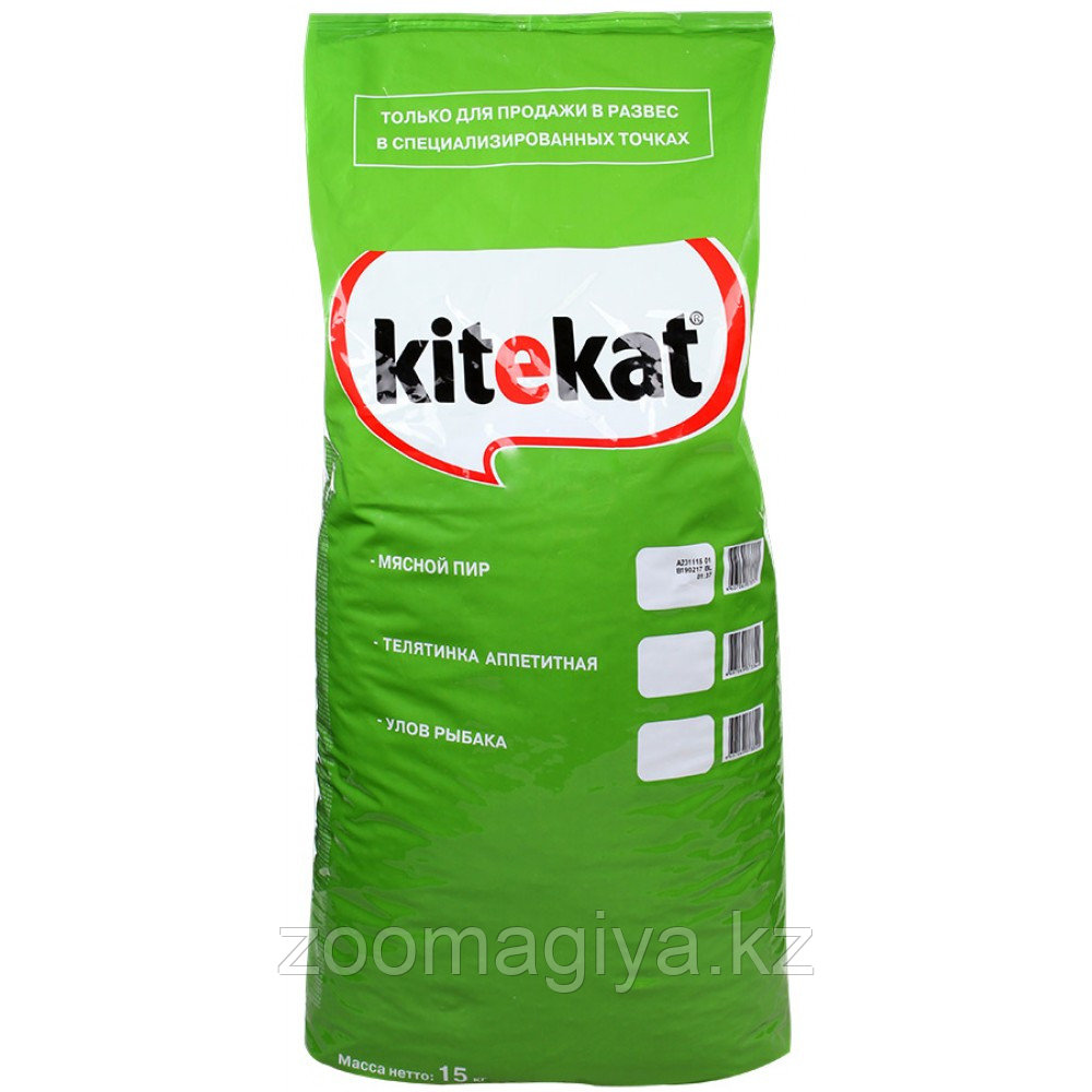 Kitekat Китикэт Сухой корм Мясной пир, 15 кг - фото 1 - id-p77488433