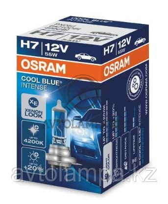 64210CBI Лампа  4200К H7 12V 55W PX26d COOL BLUE INTENSE уп.1шт.