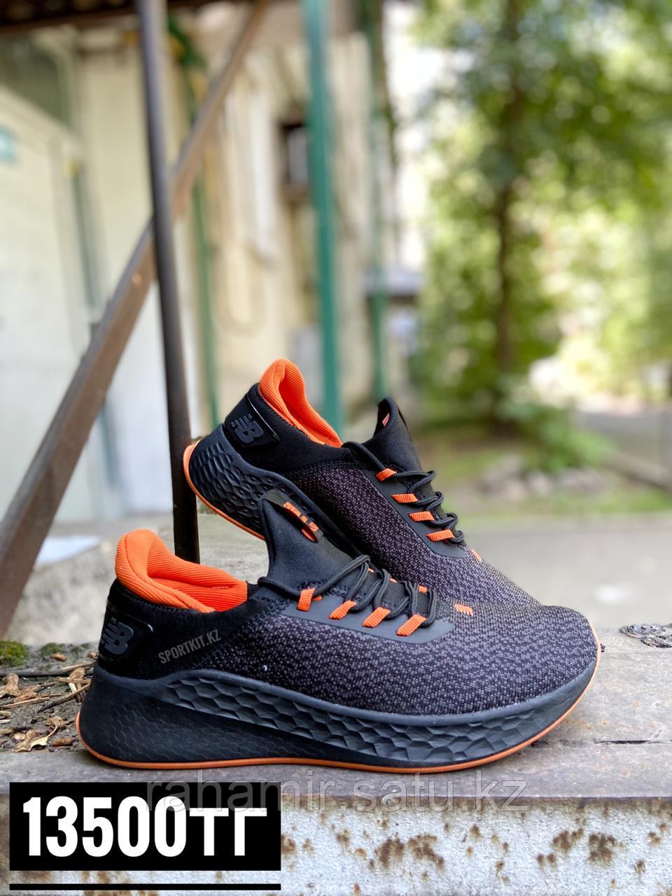 Кроссовки NB Fresh Foam Lazr черно-оранжевые