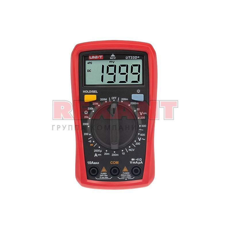 Портативный мультиметр UNI-T UT33D+ NCV + прозвонка, (13-0058 )