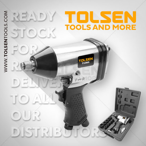 Набор для воздушного воздйствия / Air impact wrench set 17pcs Tolsen - фото 1 - id-p77496913