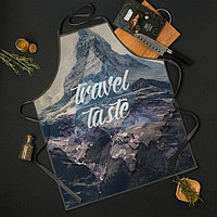 Фартук "Travel the taste" 65*80см,100% п/э,оксфорд 210г/м2, фото 1