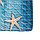Набор ковриков для ванны и туалета «Морские звёзды», 2 шт: 40×45, 45×75 см, фото 2