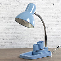 Настольная лампа, 60 Вт, E27, синяя, фото 1