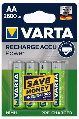 Аккумулятор Varta Rechargeable Accu Power AA/HR06 Ni-MH 2600 mAh